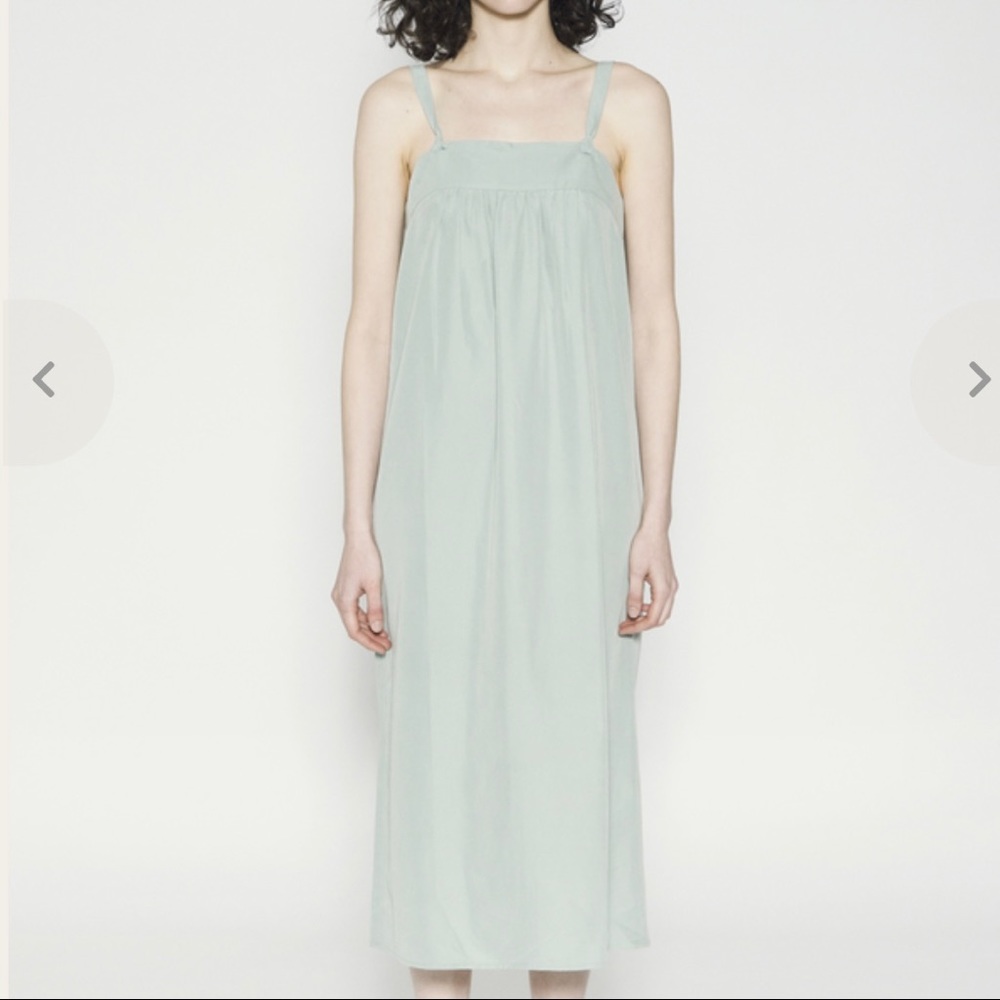WRAY Green Tie Shoulder Maxi Dress